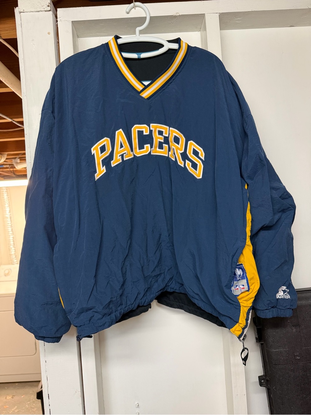 Vintage Starter Indiana Pacers Windbreaker Pullover Size XXL Great Condition